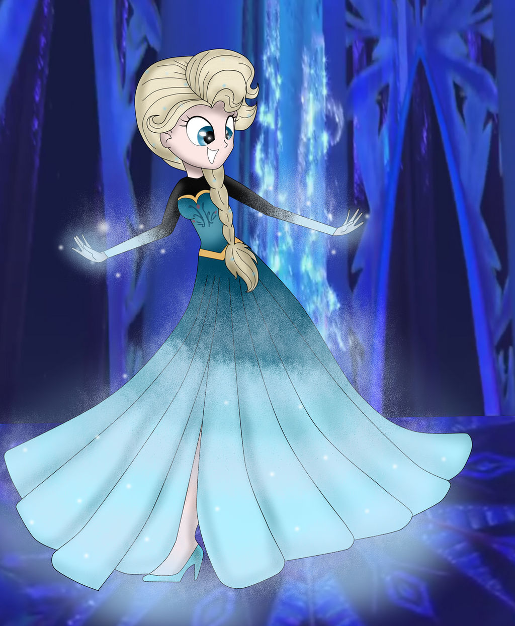 Elsa Let it go transformation by Kasi-Ona on DeviantArt