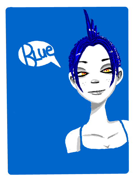 Tegaki - Blue