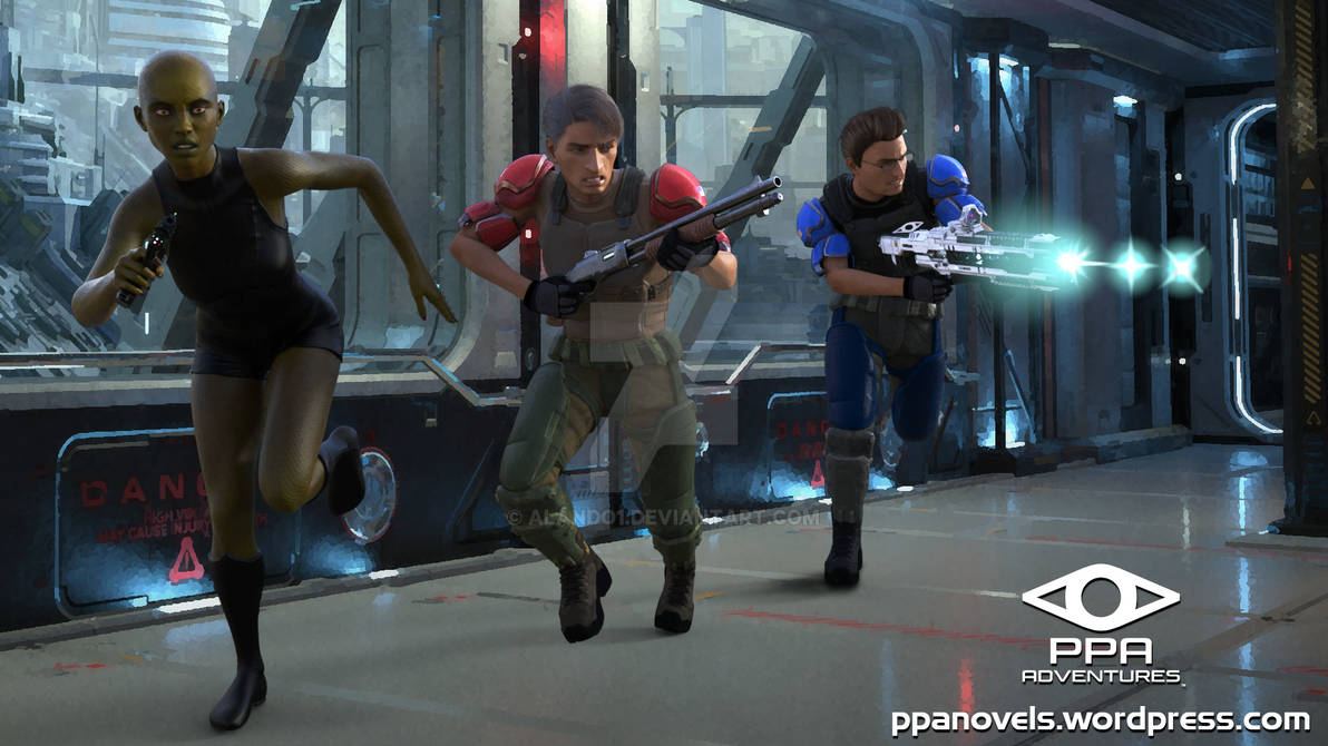 Action Scene Concept 2 - Tech Facility by Alando1 on DeviantArt