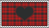 Red checkered X3 Stamp