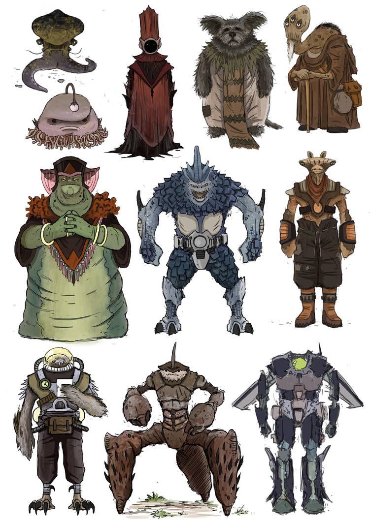 Deviantart Alien Types Aliens 03 by Kogane801 on DeviantArt