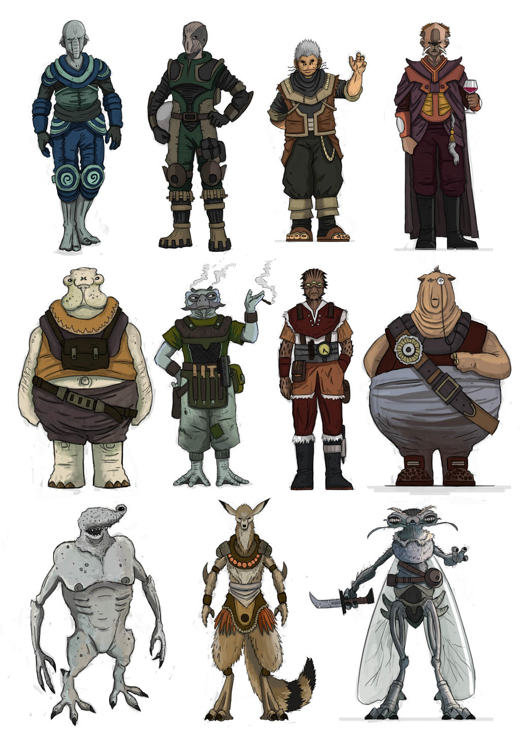 Deviantart Alien Types Aliens 15 by Kogane801 on DeviantArt