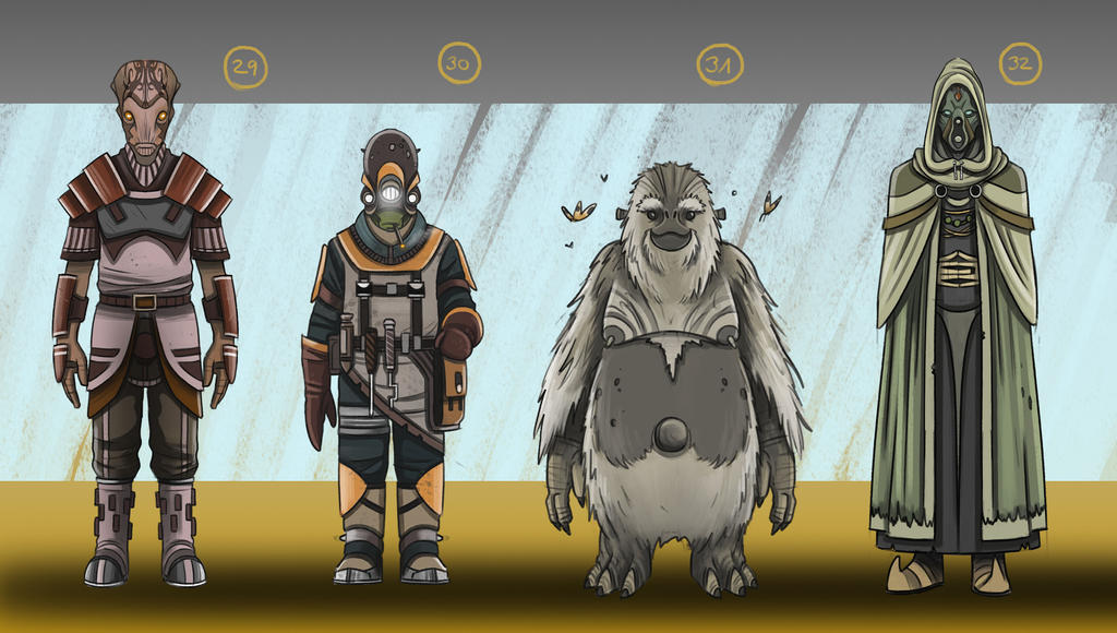 Aliens / Creature concepts 8 by Kogane801 on DeviantArt