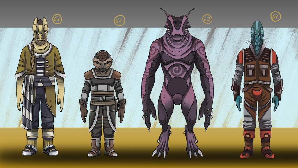 Aliens / Creature concepts 16 by Kogane801 on DeviantArt