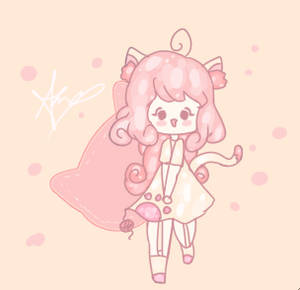 Neko Pink girl adopt