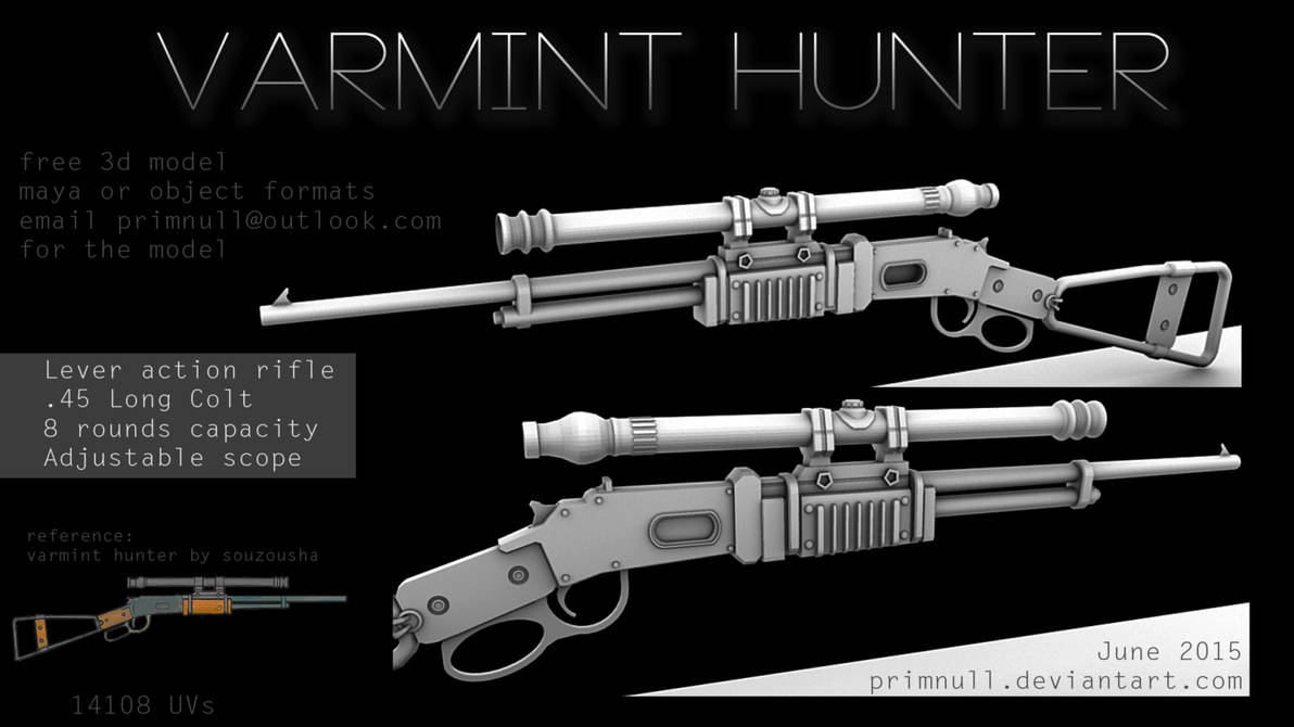 Varmint Hunter Rifle by primnull on DeviantArt