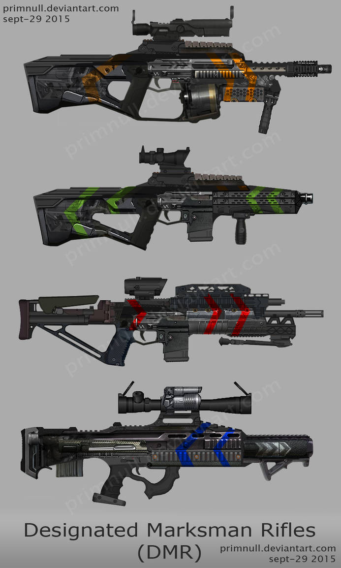 Designated Marksman Rifles by primnull on DeviantArt