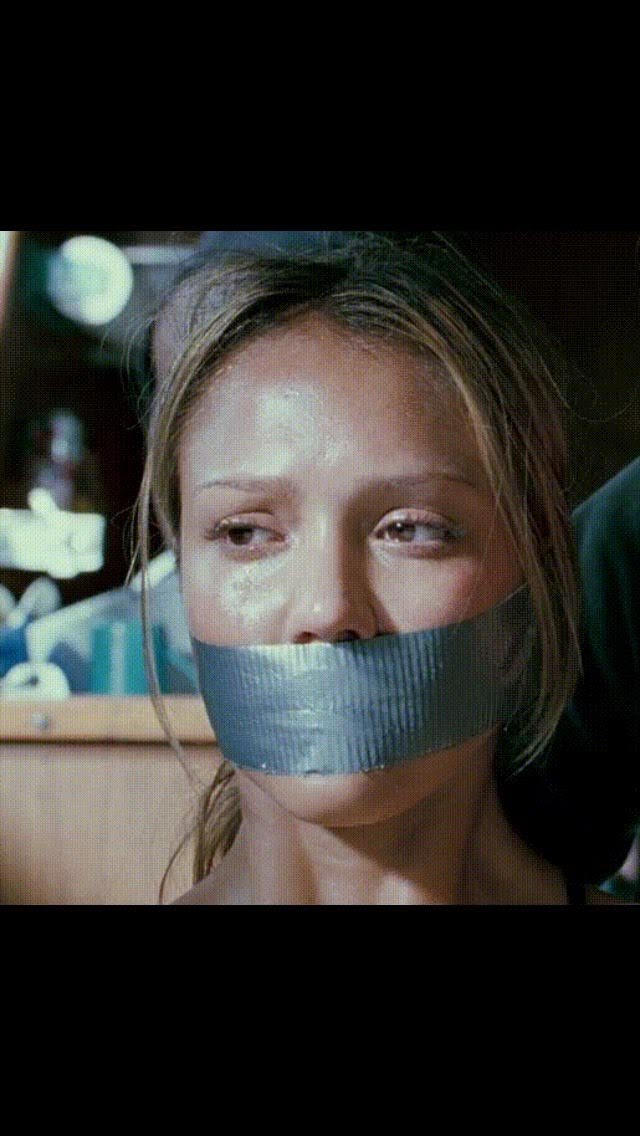 Jessica Alba tape gagged by DWJones28 on DeviantArt