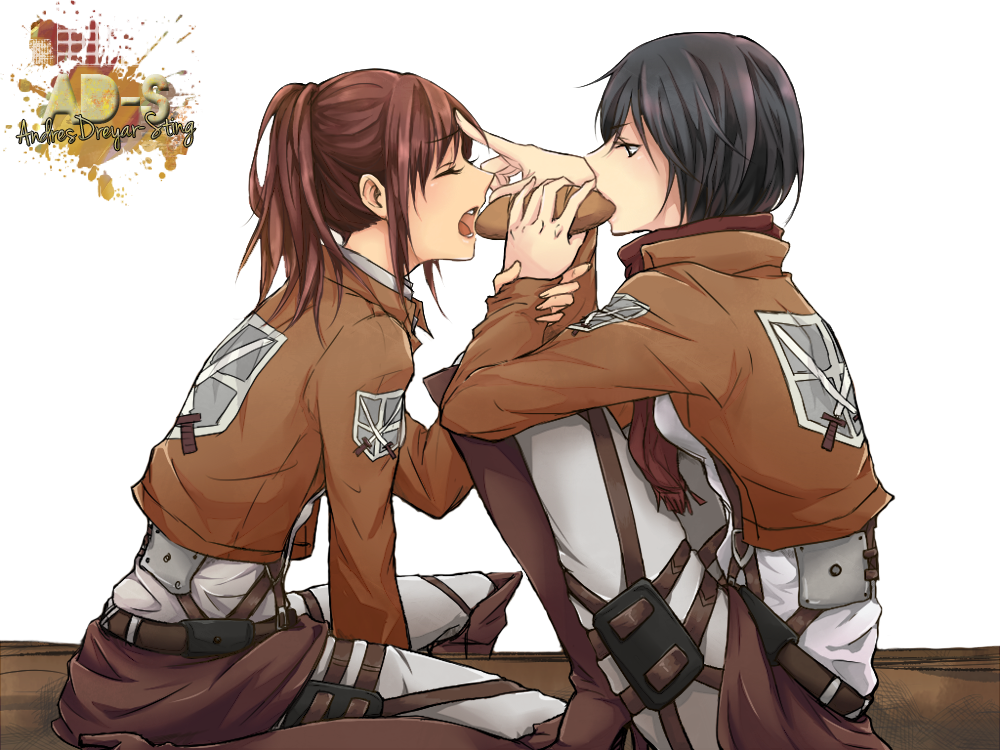 Render Mikasa y Sasha