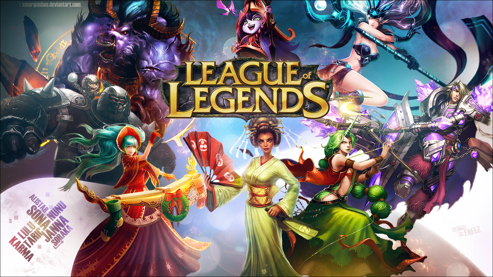 league of legends supports wallpaper