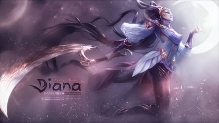 Lunar Goddess Diana - Custom Wallpaper ~ by hit3N