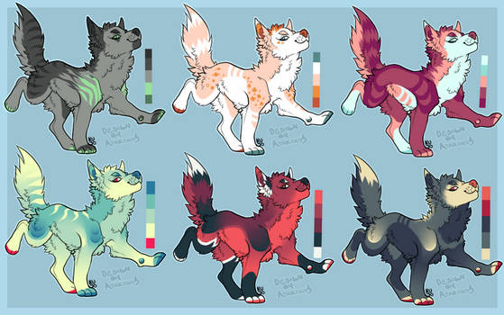 WOLF ADOPTABLES AUCTION - 6/6 OPEN