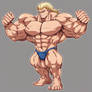 CGI 3D Muscular cartoon manga style teen imai cosm