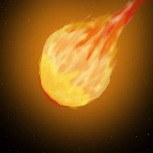 Fireball in space