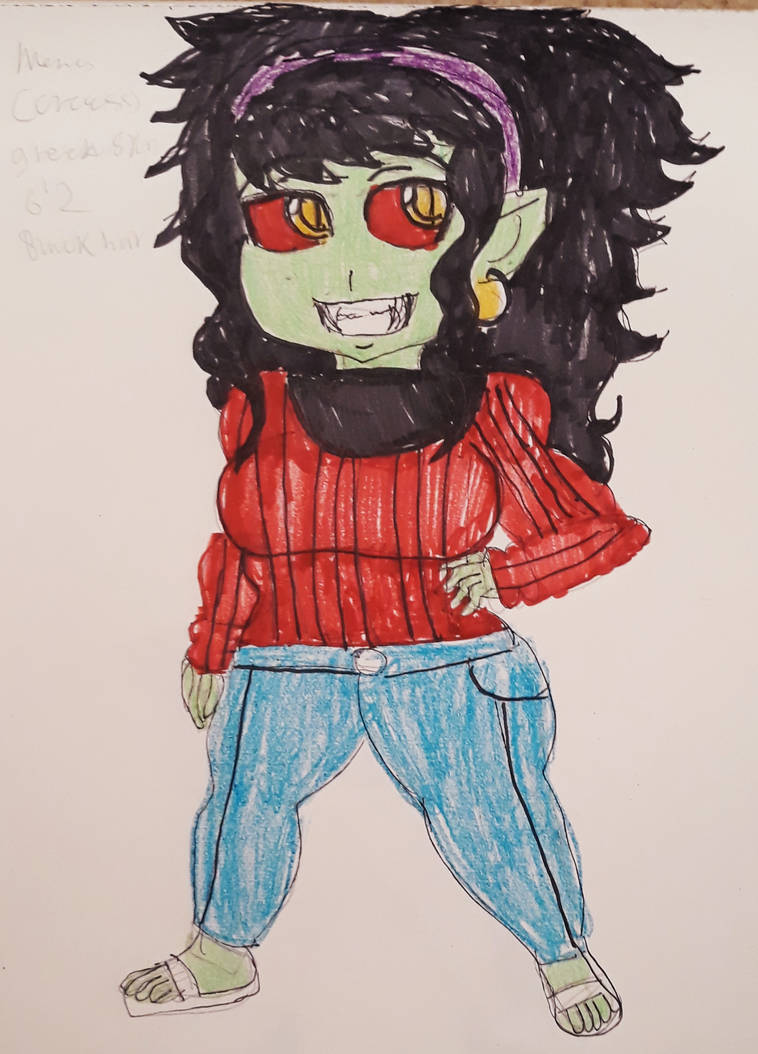 Orcess Nena(OC Orcess Form) by NerdyverseKing99 on DeviantArt