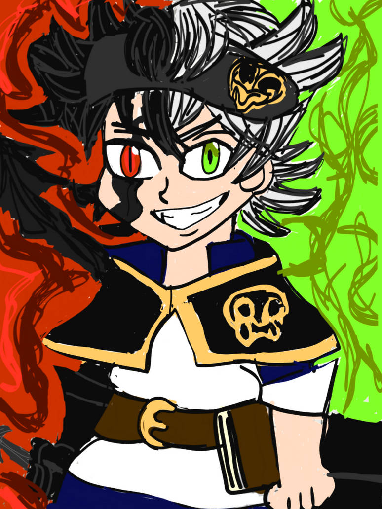 Asta(Black Form)Black Clover by InfiniteMultiBurst on DeviantArt