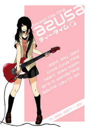 Guitar Girl Poster