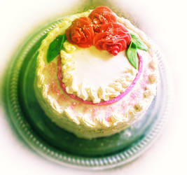 3 Roses cake