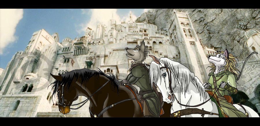 Aelin and Zekee Minas Tirith