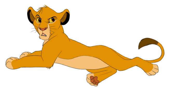 Simba clipart by KaiserTiger on DeviantArt