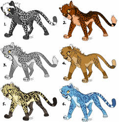 Cheetah cub adopts 2: ALL SOLD by KaiserTiger