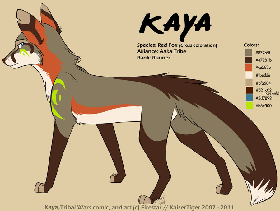 Kaya -ref- by KaiserTiger on DeviantArt