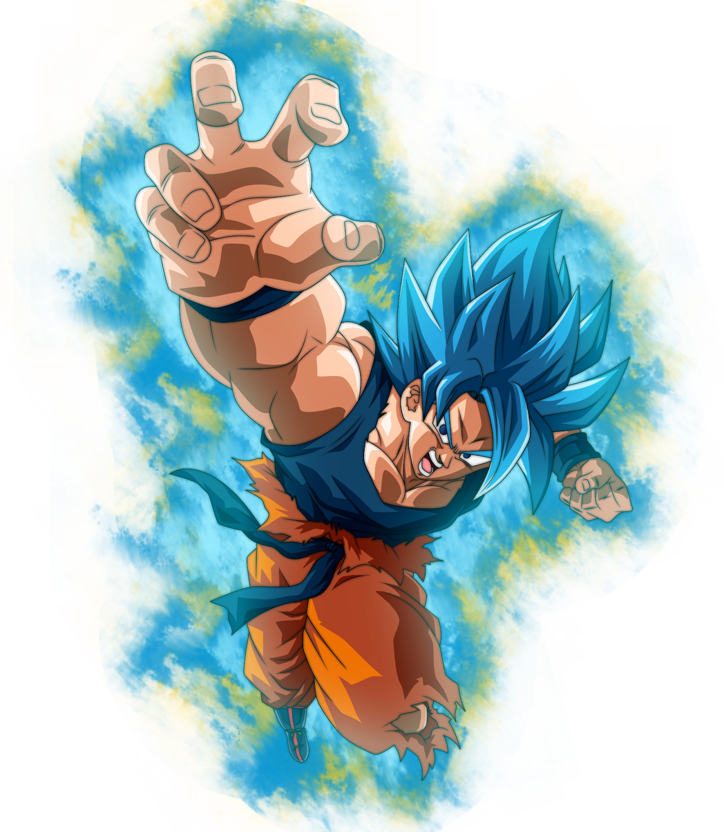 Goku Super Saiyan Blue by ChronoFz on DeviantArt