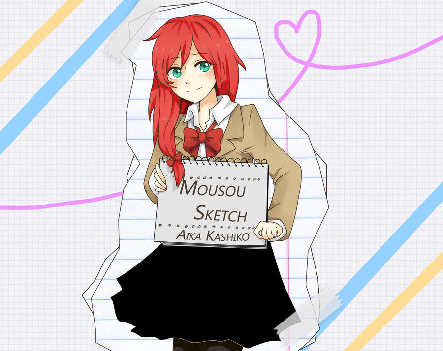 Mousou Sketch :Aika Kashiko Cover: by ChocoGumi on DeviantArt