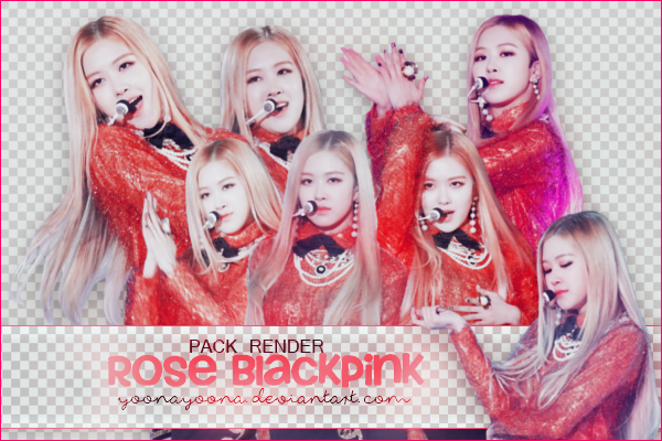 [PACK PNG #15] ROSE BLACKPINK