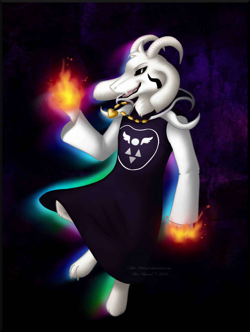 Asriel Dreemurr by AikaArfeiniel on DeviantArt.