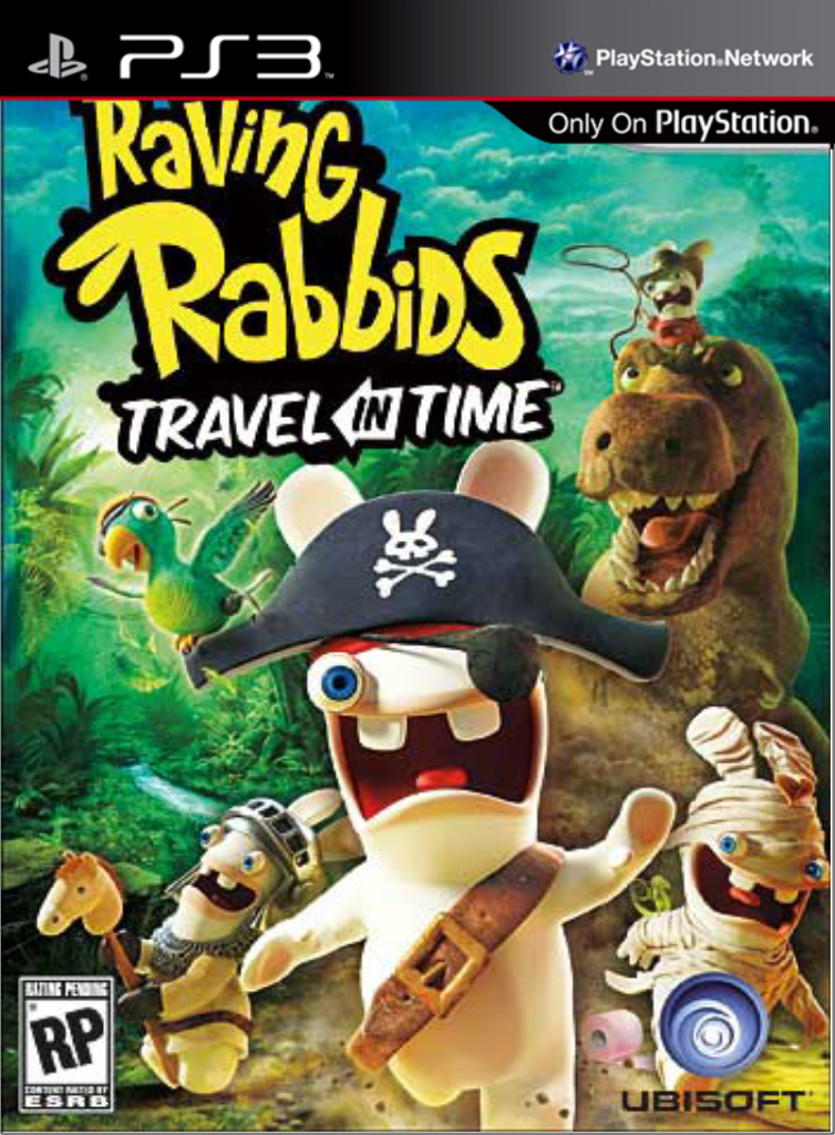 Raving Rabbids Travel in Time / Pokémon HeartGold and SoulSilver Map Poster