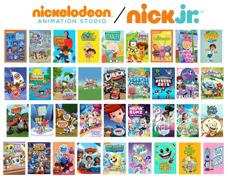 List of Nick Animation Studios Shows (Nick Jr) by Streaker3236 on ...