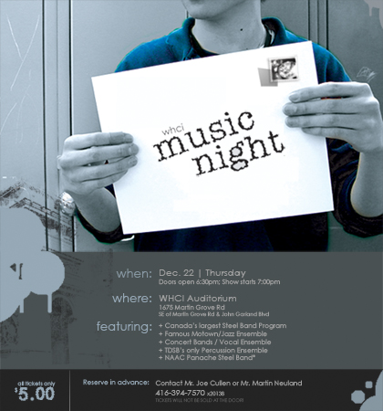 music night digital flyer