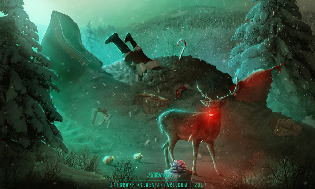 Rudolph Came Late by JayGraphixx