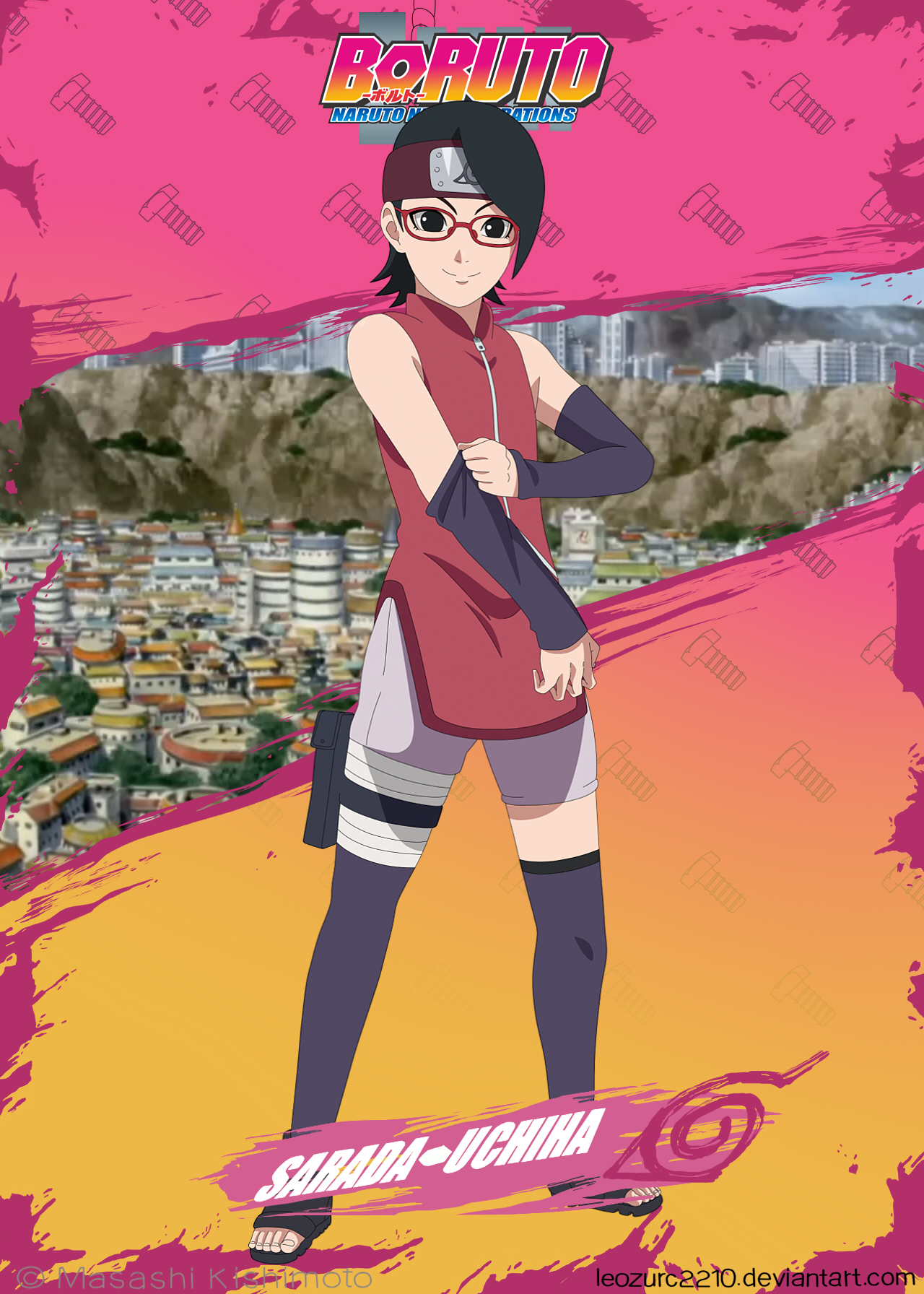 Sarada Uchiha V.2 by elciasneto on DeviantArt