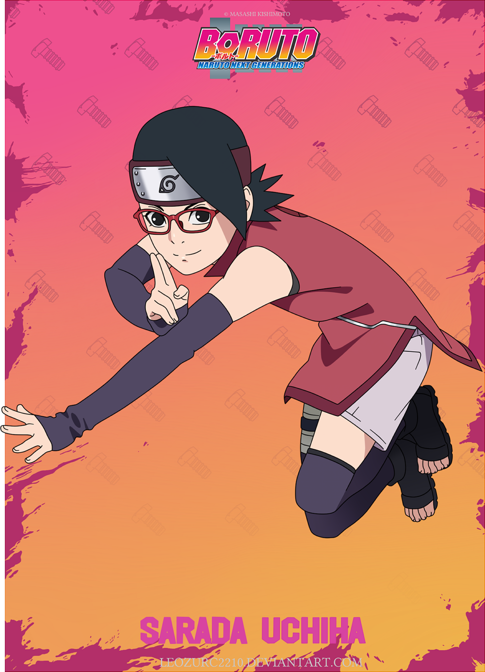 Sarada Uchiha by LorisC93 on DeviantArt