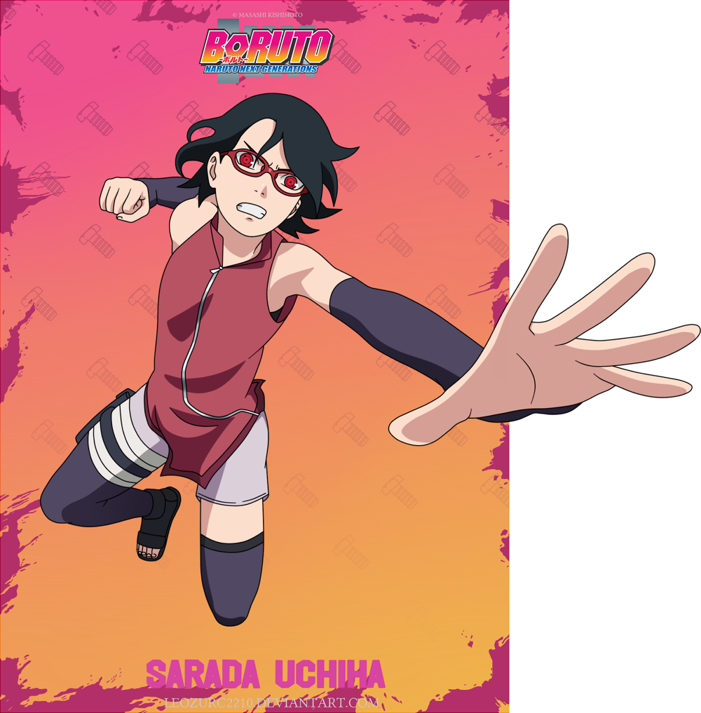 Sarada Uchiha Fanart by iEvgeni on DeviantArt