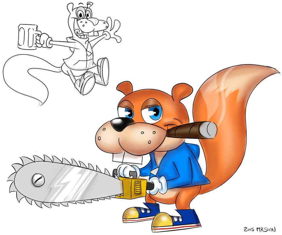 Conker by Mr-Shin on DeviantArt