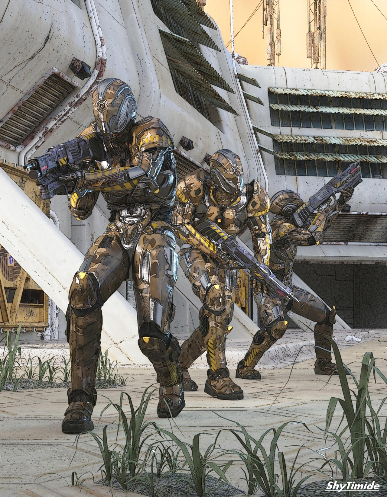 Space Rangers in Rescue Mission. by ShyTimide on DeviantArt