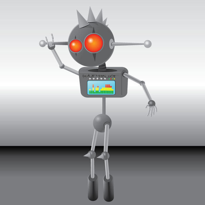 Bot Computer Metal Heavy Metal Bot Watts by zombeezus on DeviantArt