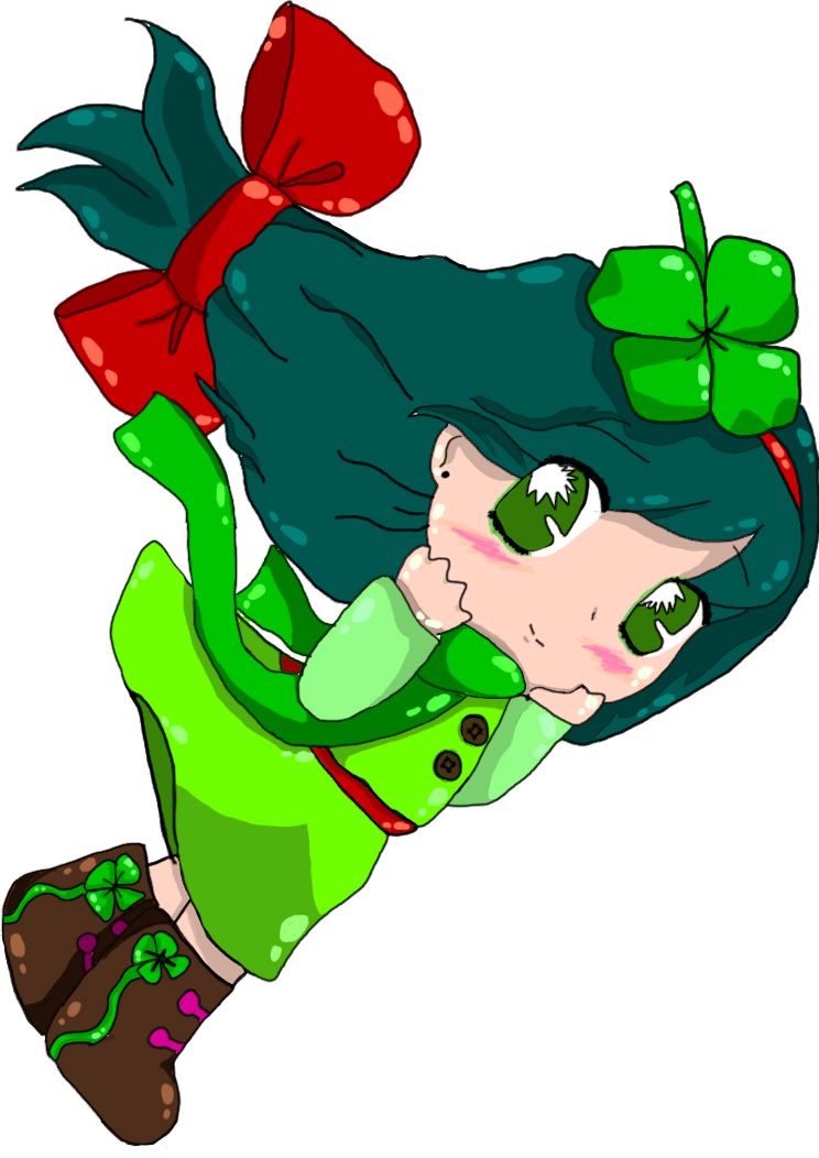 St Patricks Day Chibi