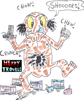 Heavy Trouble: The Shoe Eating Monster Bio