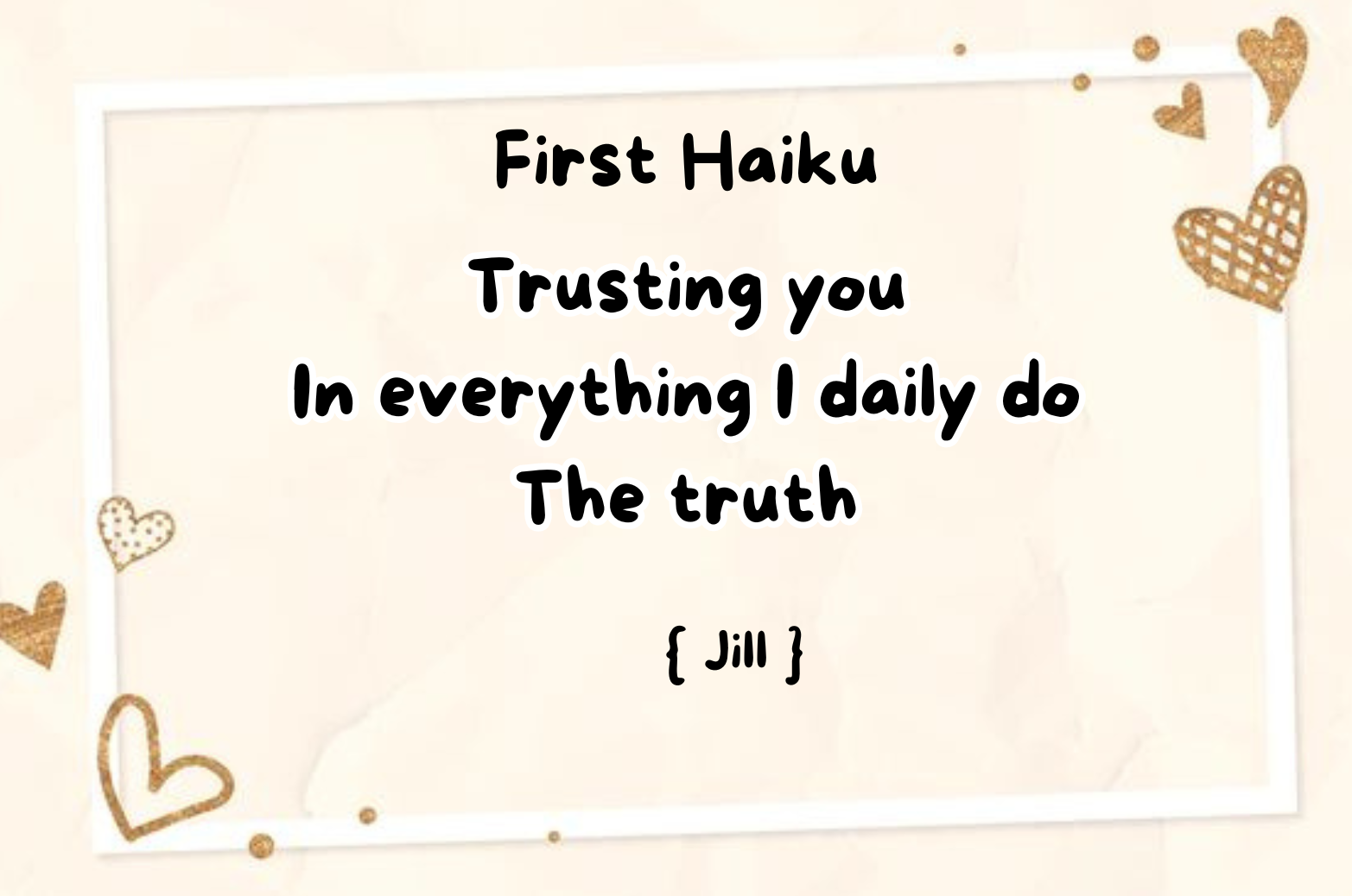 First Haiku by TrustMeMate on DeviantArt