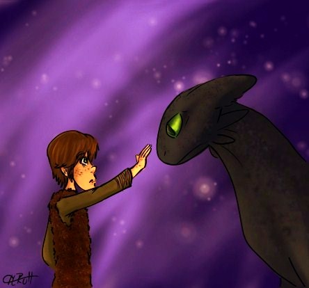 Hiccup and Toothless