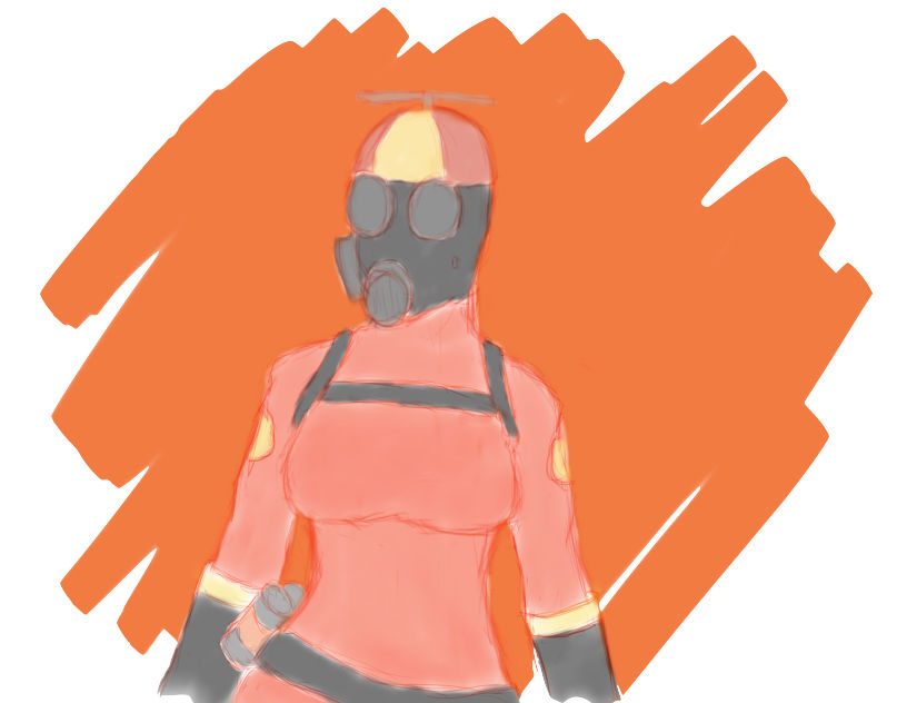 Fem Pyro by OrangeTurret on DeviantArt