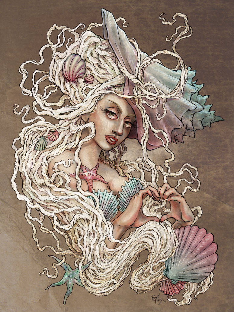 Seashell Venus 2.0 (Lady Gaga) by DibuMadHatter