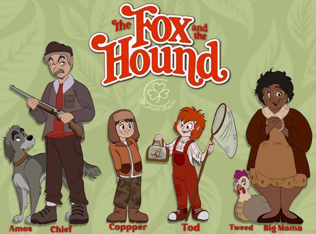 Humanized Fox Humanized Fox and the Hound by ClockerSpaniel on DeviantArt