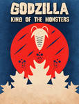 Godzilla 1954 Minimalist Style Poster