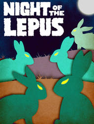 Night of the Lepus - Minimalist Poster