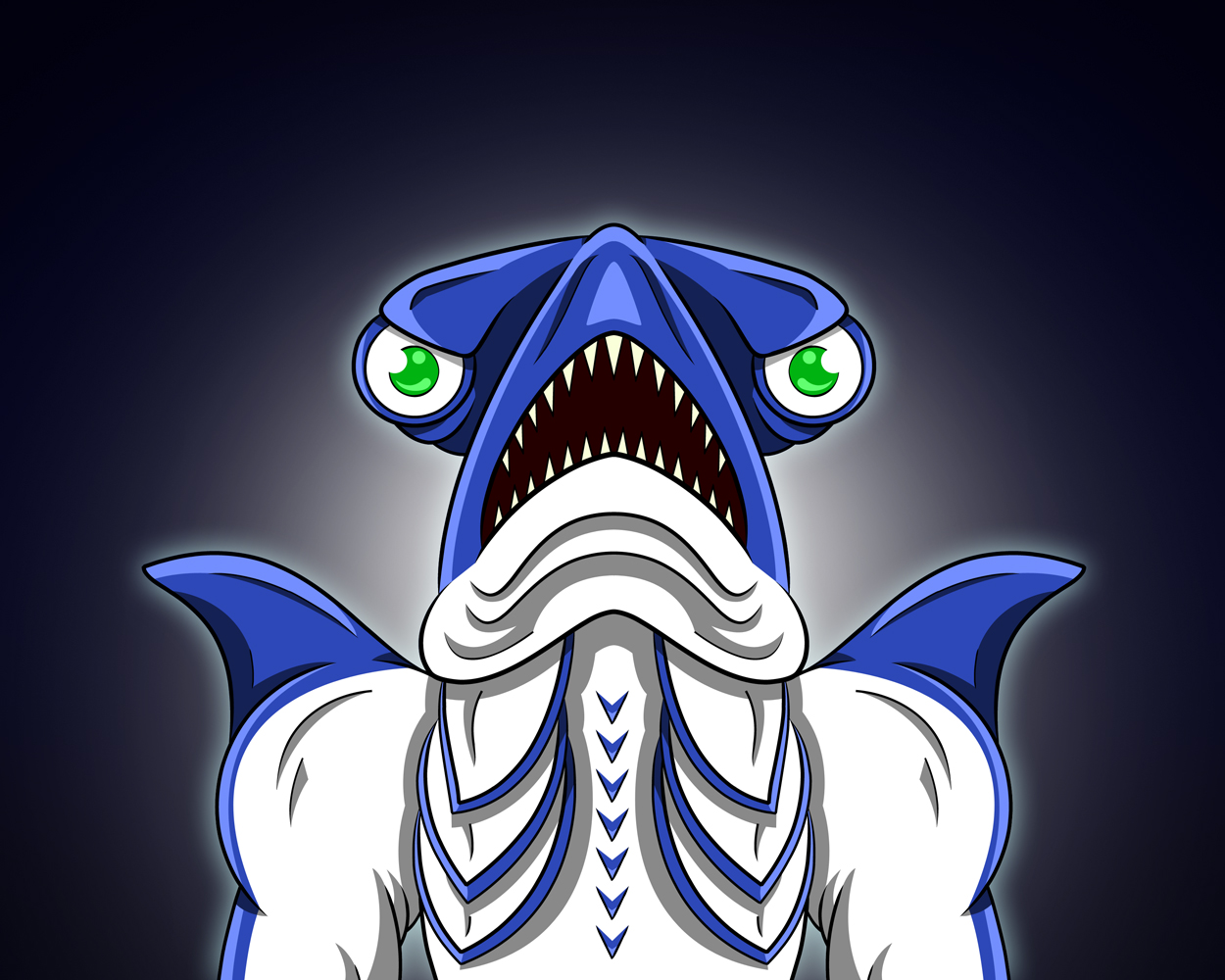 Day 22 - Slipperly Shark from Power Rangers by earthbaragon on DeviantArt